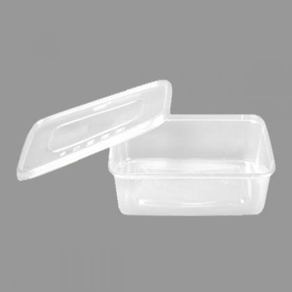1000ml Plastic Food Containers Clear Microwave Safe Storage Tubs Boxes Lids 