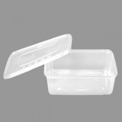 Meal Prep Food Containers Plastic Takeaway Microwave Storage Freezer Boxes 500cc 