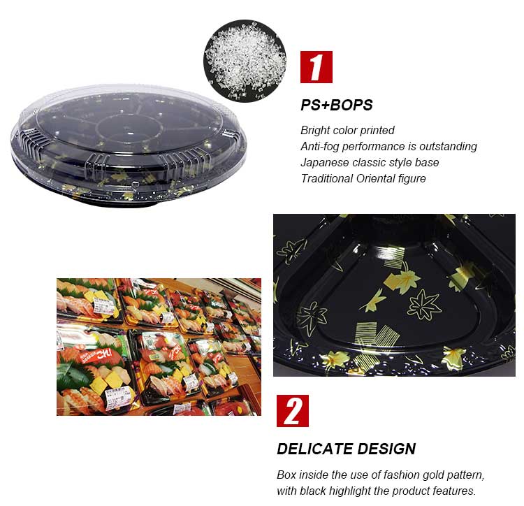 Eco-Friendly High Quality Sushi Container