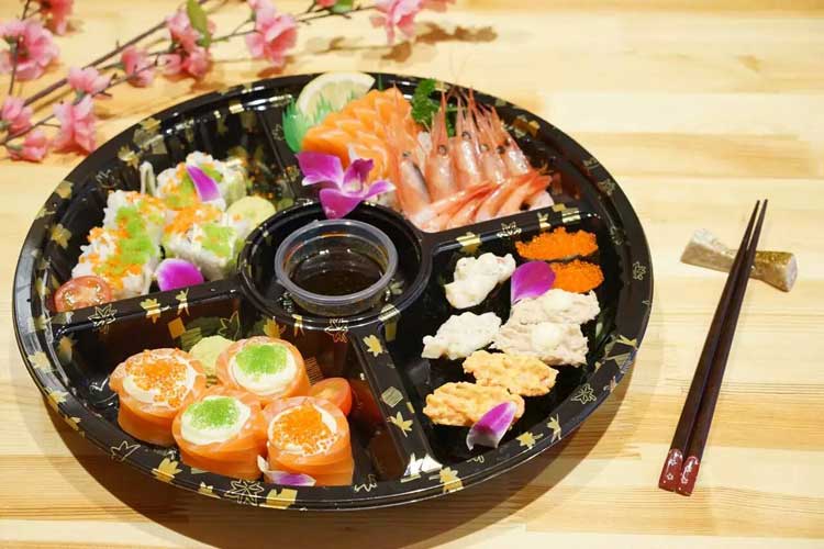 Disposable Food Packing Container Sushi Tray