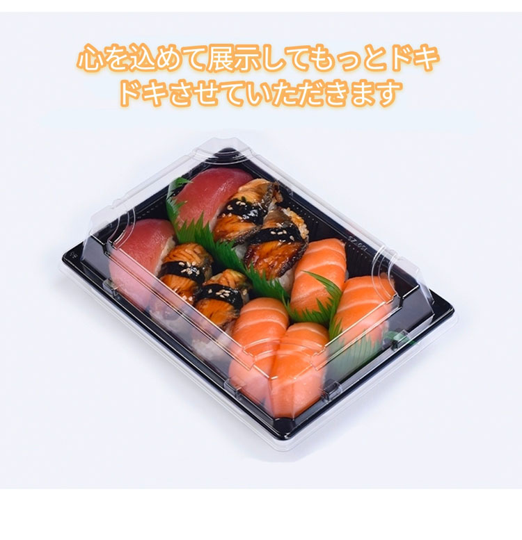 Plastic Takeaway Japanese Sushi Tray