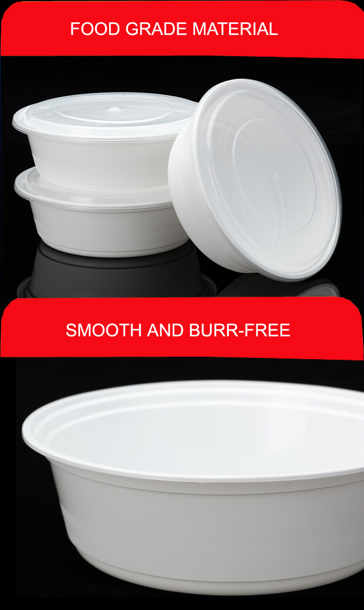 PP Round Meal Prep Containers