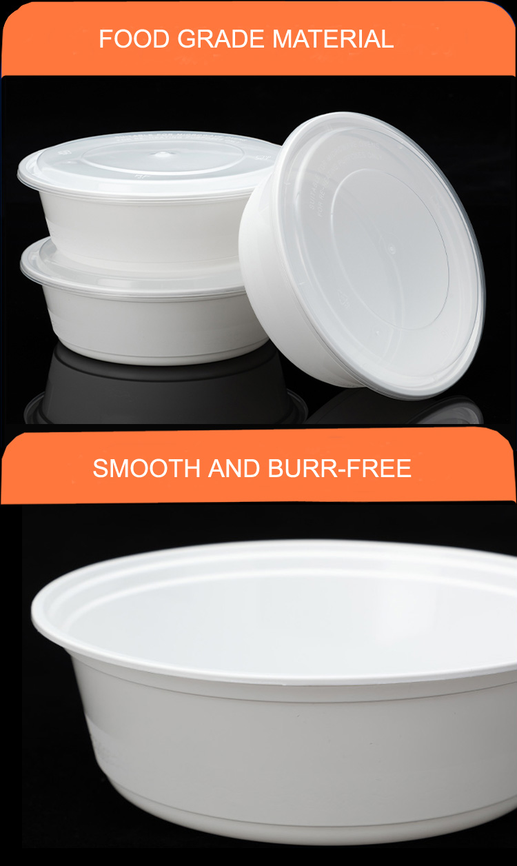 Plastic Round Food Containers