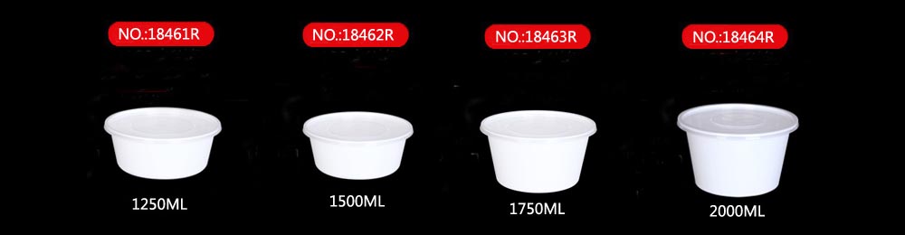 Plastic Large Round Food Containers