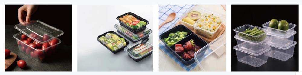 Disposable Plastic Meal Prep Containers