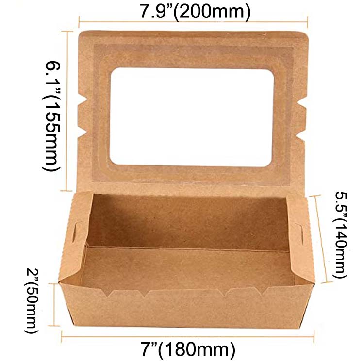 Kraft Paper Brown Paper Lunch Box