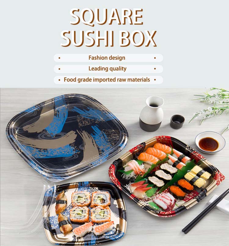 Disposable Square Sushi Containers