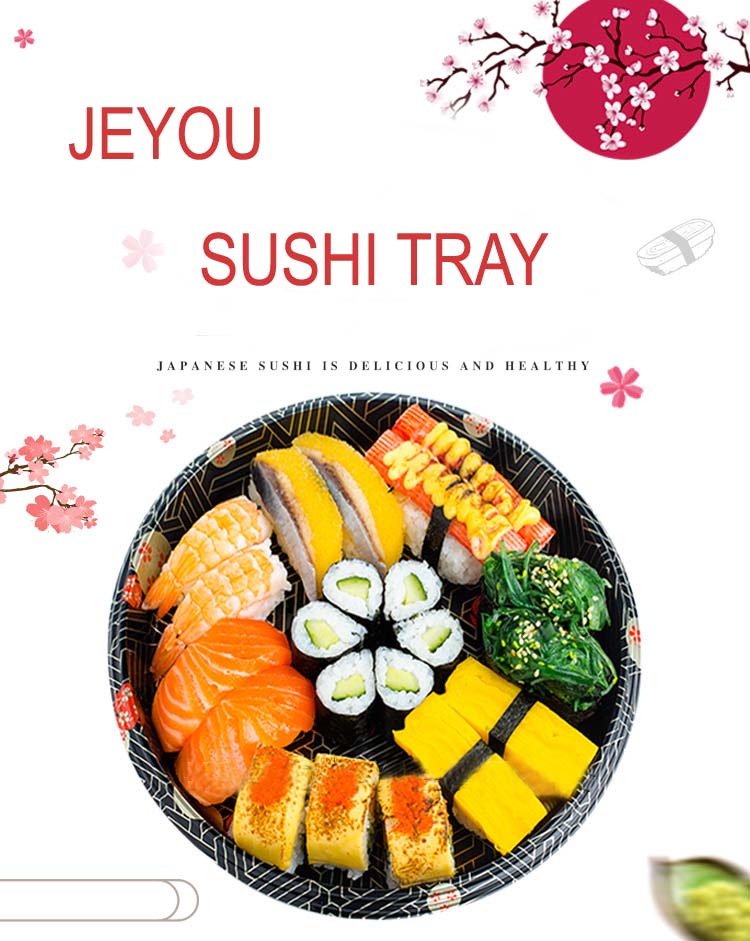 Disposable Round Sushi Trays