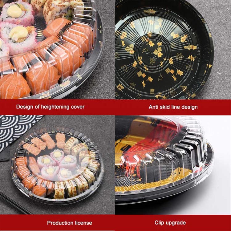 Disposable Round Salmon Platter