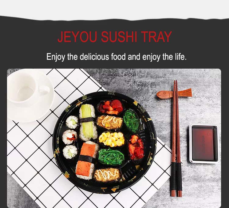 Disposable Round Sashimi Sushi Trays