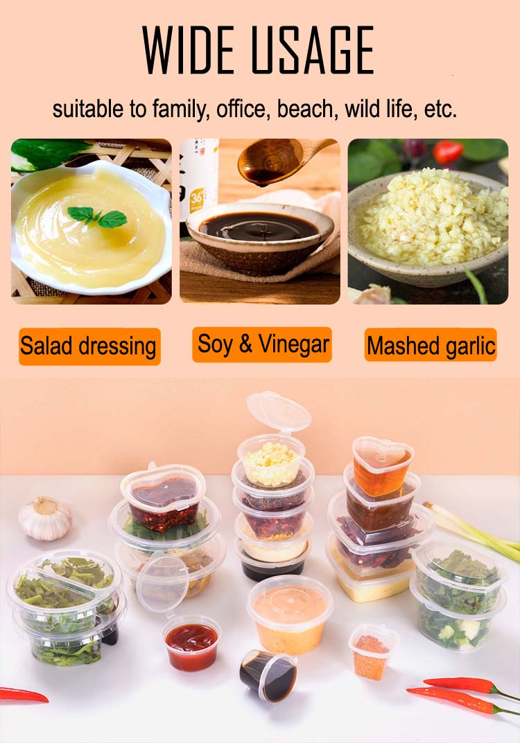 Disposable Microwavable Sauce Cup 