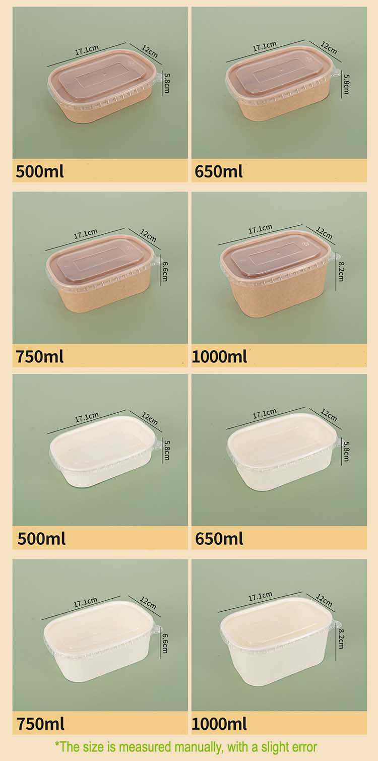 Disposable Kraft Paper Food Bowl Supplier