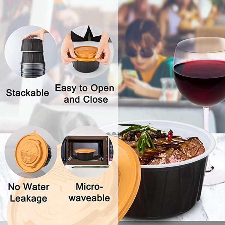 Disposable Takeaway Plastic Soup Bowl