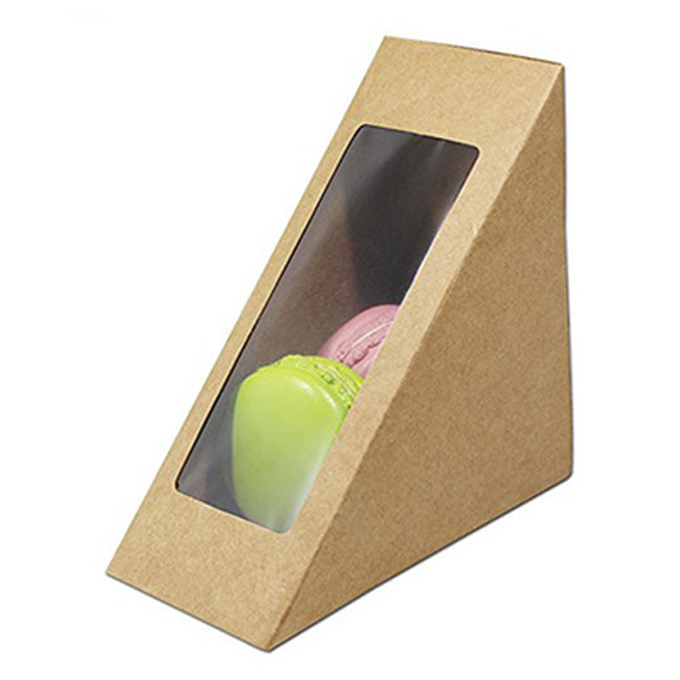 Eco Friendly Kraft Takeaway Sandwich Boxes