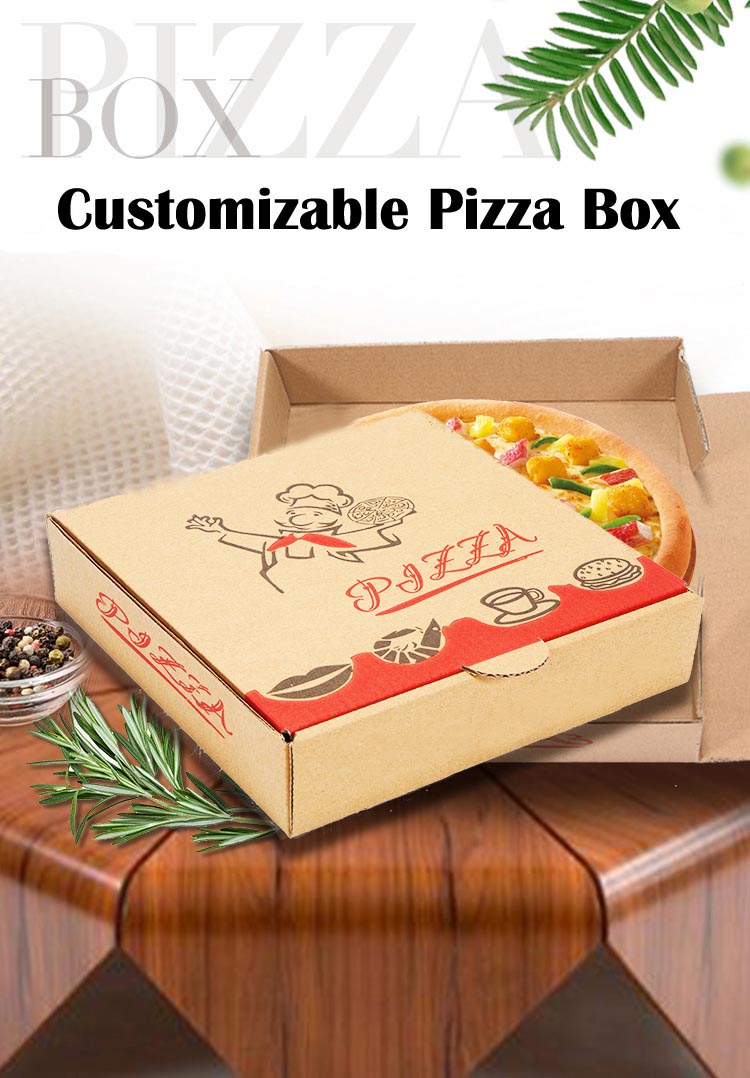 Kraft Corrugated Pizza Boxes