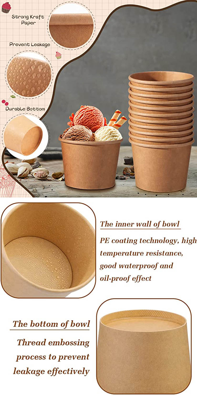 Paper Ice Cream Bowls Factory