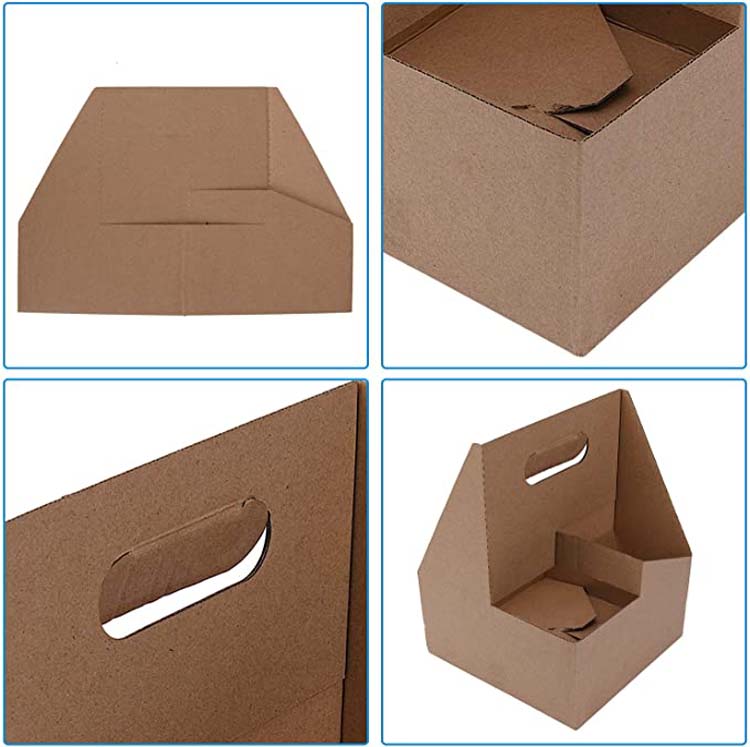 Kraft Paper Cup Carrier