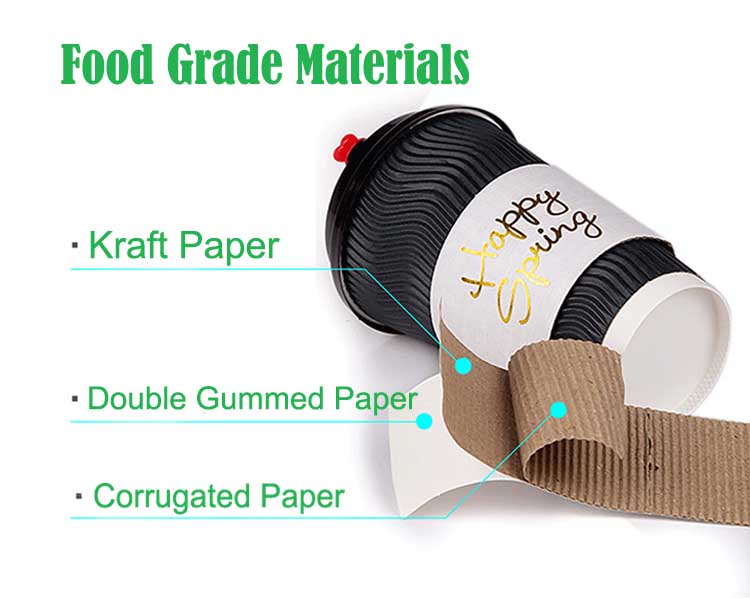 Paper Cup Sleeves Supplier