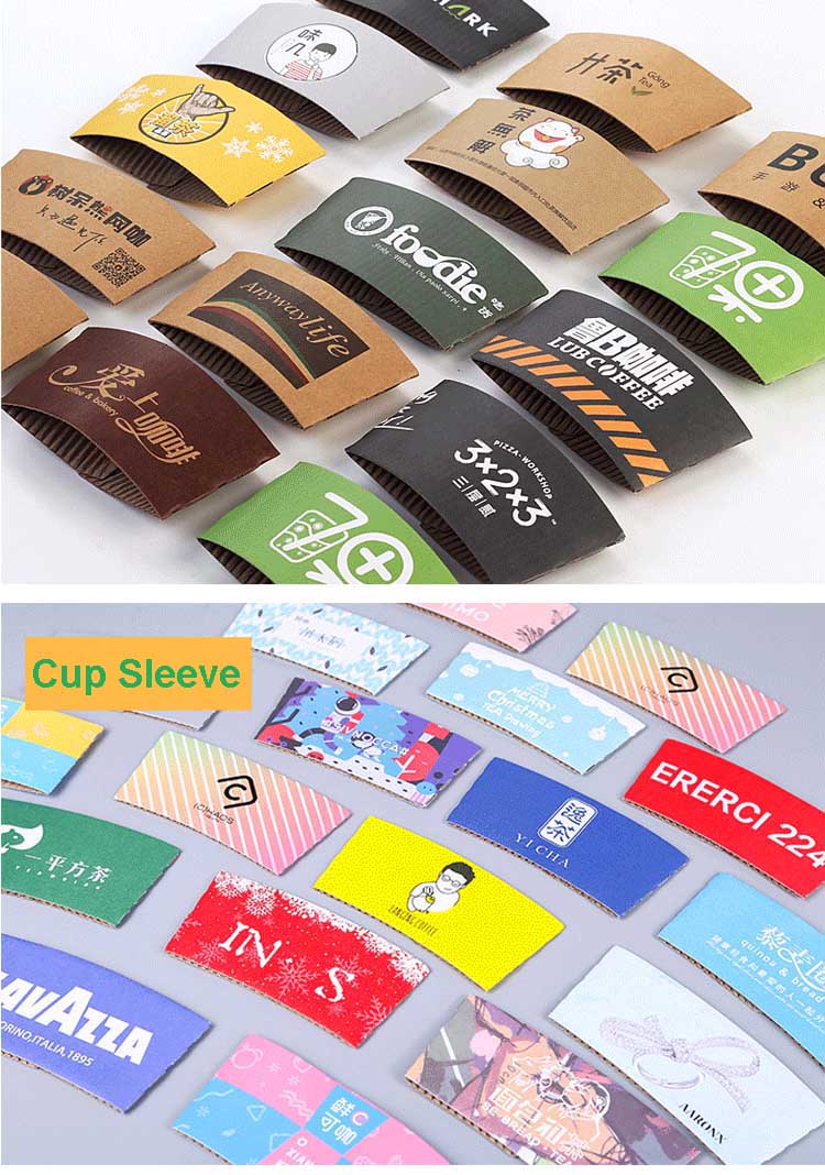 Disposable Paper Cup Sleeves