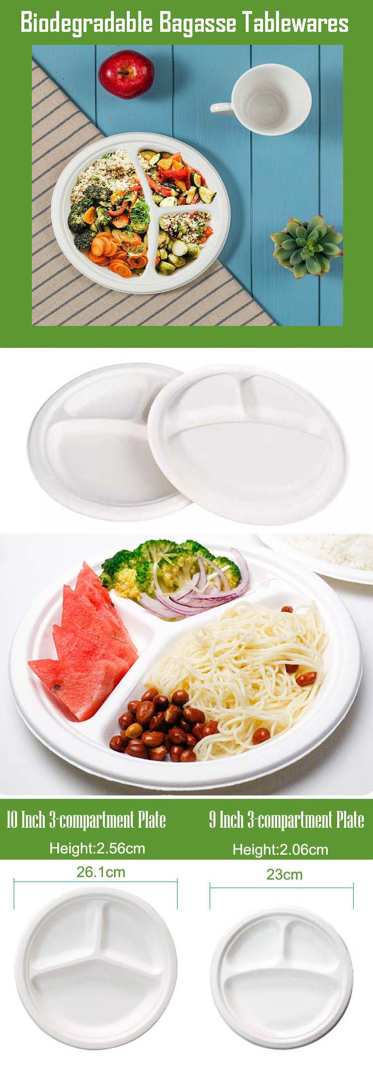 Disposable Compostable Plates