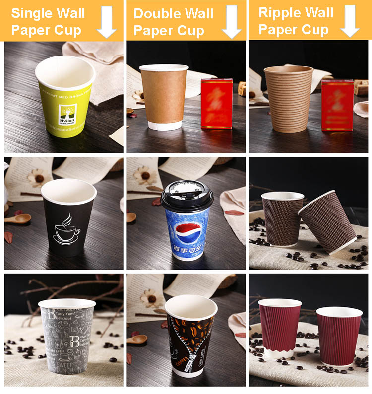 Disposable Paper Coffee Cups