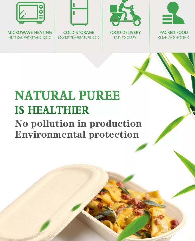 Compostable Fiber Food Container