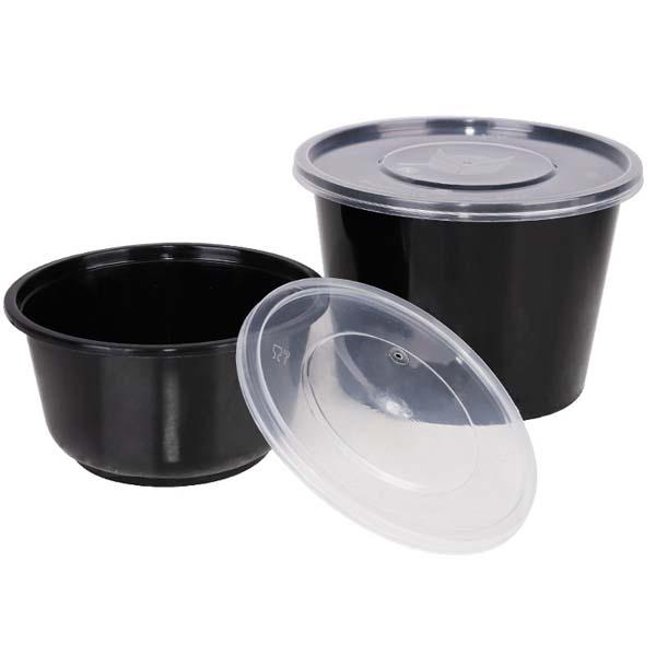 Small Clear Round Meal Prep Containers