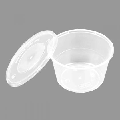 Small Clear Round Meal Prep Containers