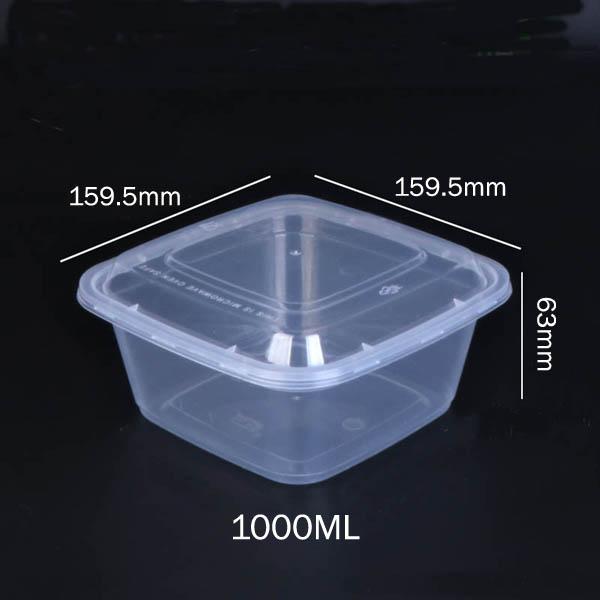 Disposable Square Meal Prep Containers Supplier