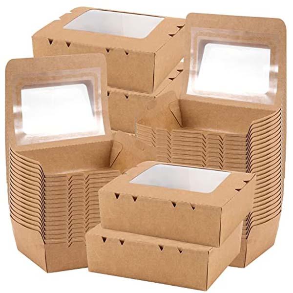 Disposable Salad Box with Clear Window