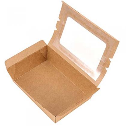 OEM and ODM Disposable Salad Box with Clear Window for sale