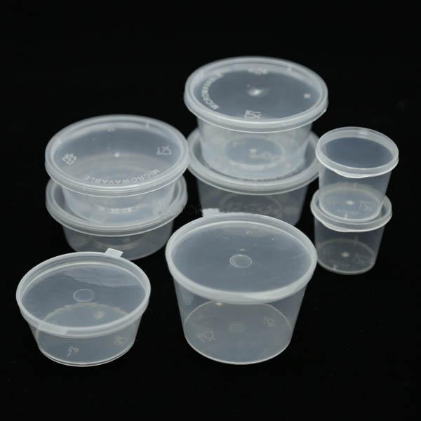 Disposable Plastic Round Sauce Cup