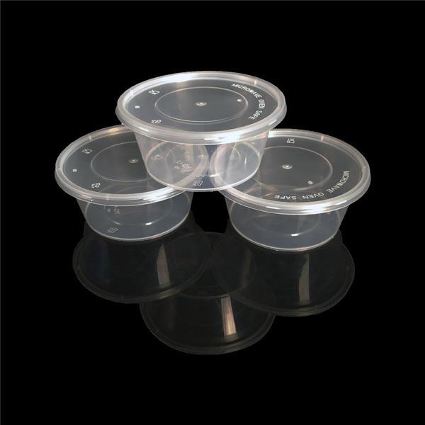Small To go Round Meal Prep Containers