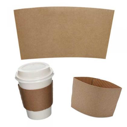  Kraft Paper Cup Sleeves