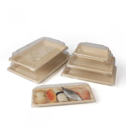 Sugarcane Sushi Tray With Lid