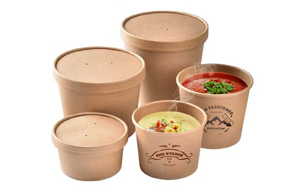 Environmentally Friendly And Biodegradable Packaged Soup Bowl